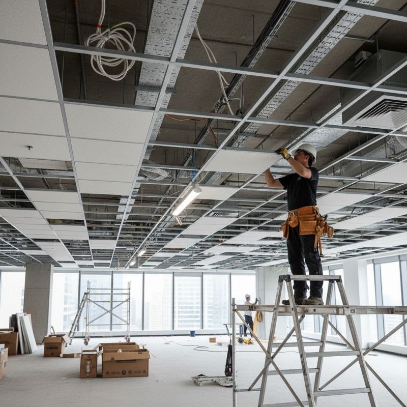 Tile Ceiling Installation