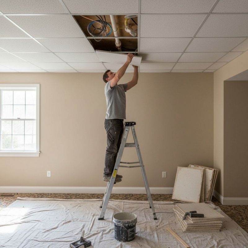 Contact About Tile Ceiling Installation