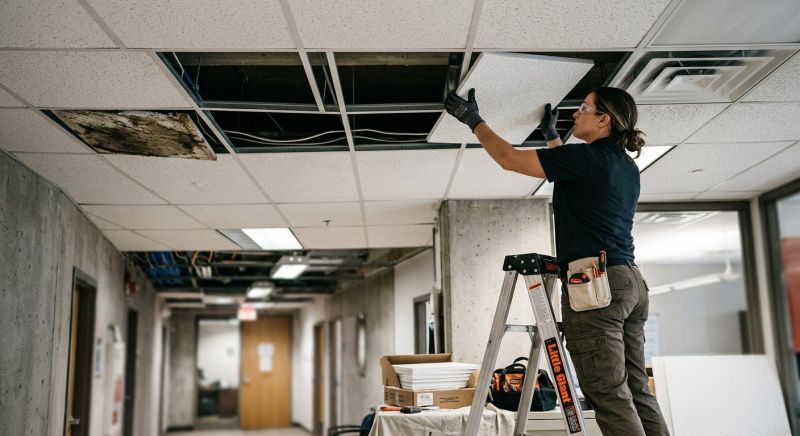 Suspended Ceiling Repair in Arvada, CO