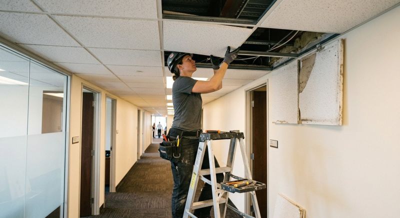 Suspended Ceiling Repair in Longmont, CO