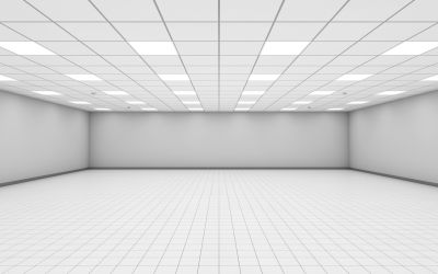 Finished Tile Ceiling Interior